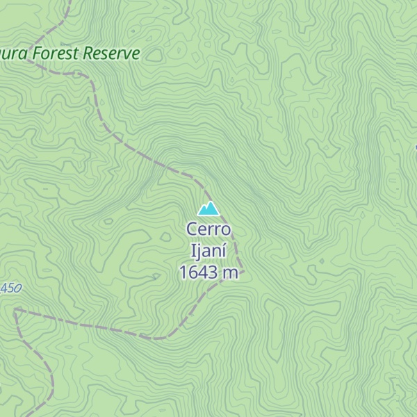 Map of Cerro Ijaní
