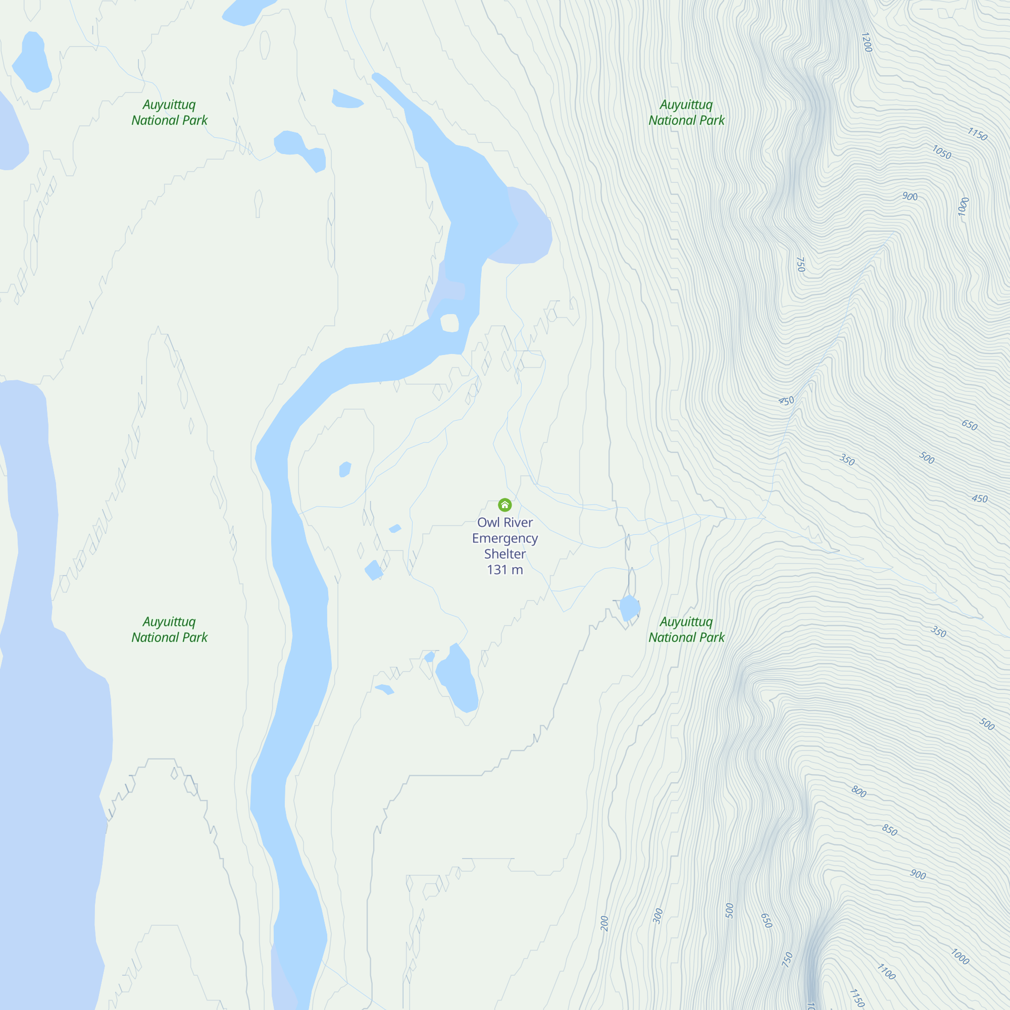 Owl River Emergency Shelter map
