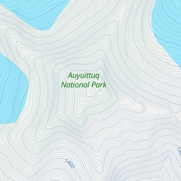 Map of Mount Fleming