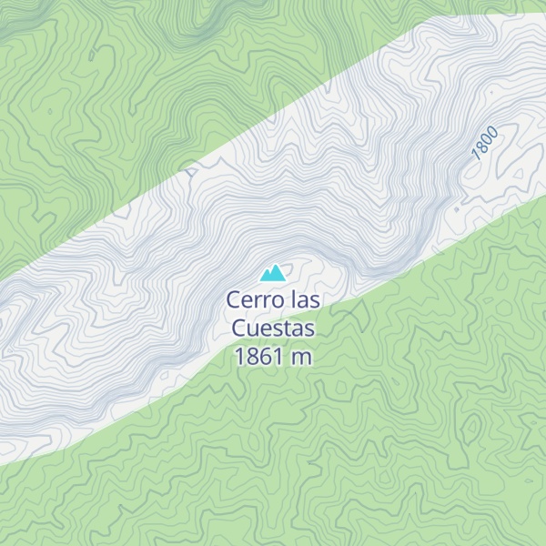 Map of Cerro las Cuestas