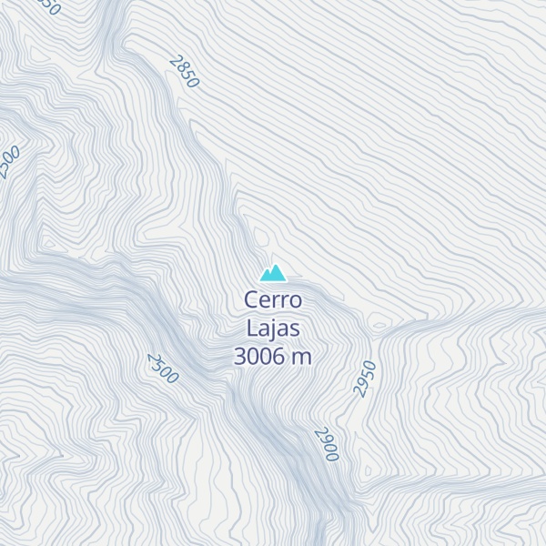 Map of Cerro Lajas