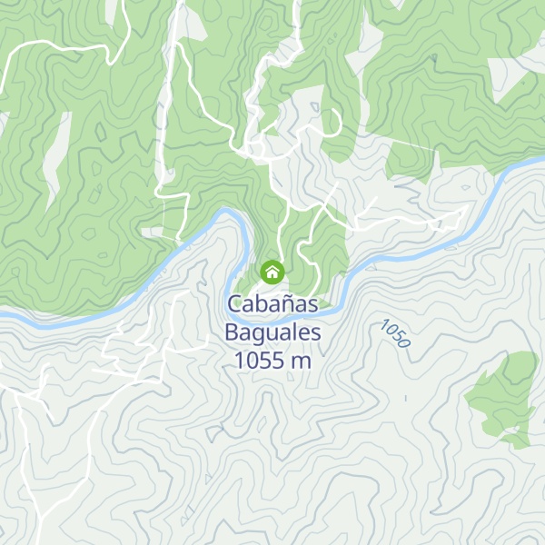 Map of Cabañas Baguales