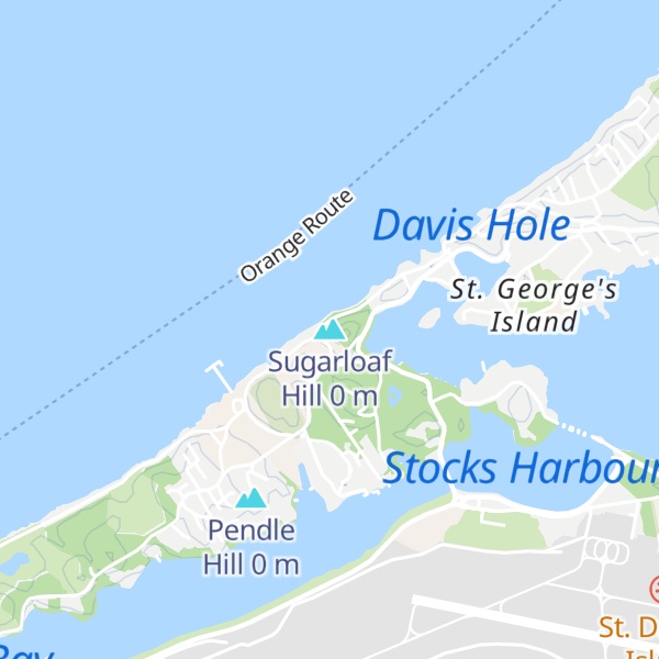 Map of Sugarloaf Hill