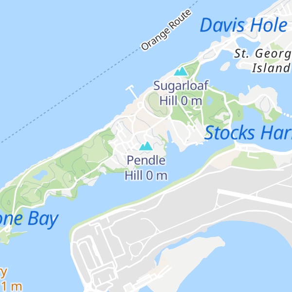 Map of Pendle Hill