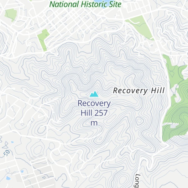 Map of Recovery Hill