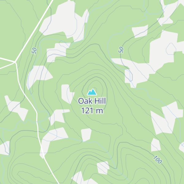 Map of Oak Hill