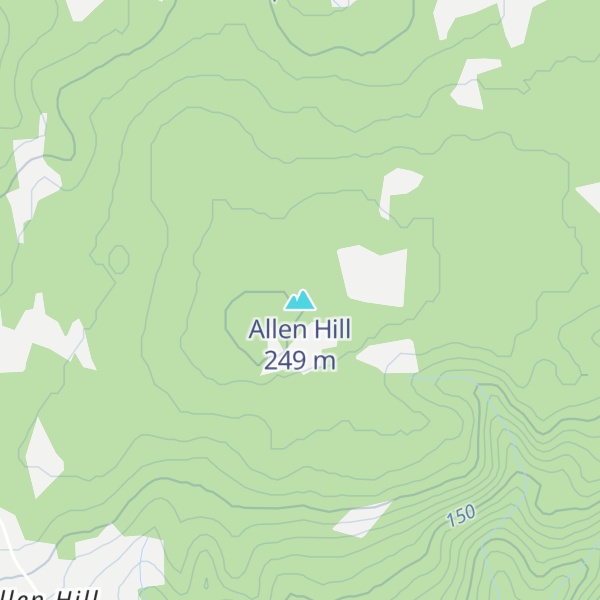 Map of Allen Hill