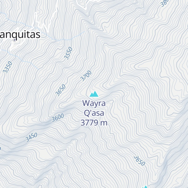 Map of Wayra Q'asa