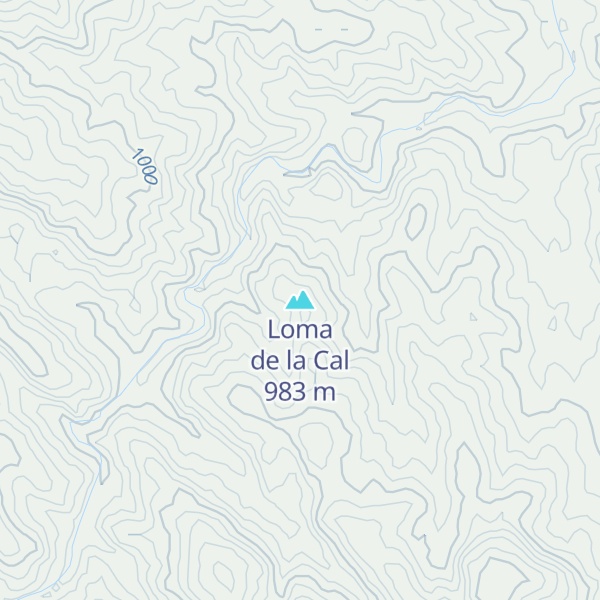 Map of Loma de la Cal