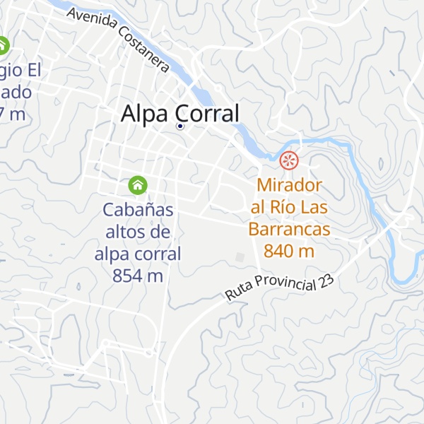Map of Cabañas Tierra Nativa