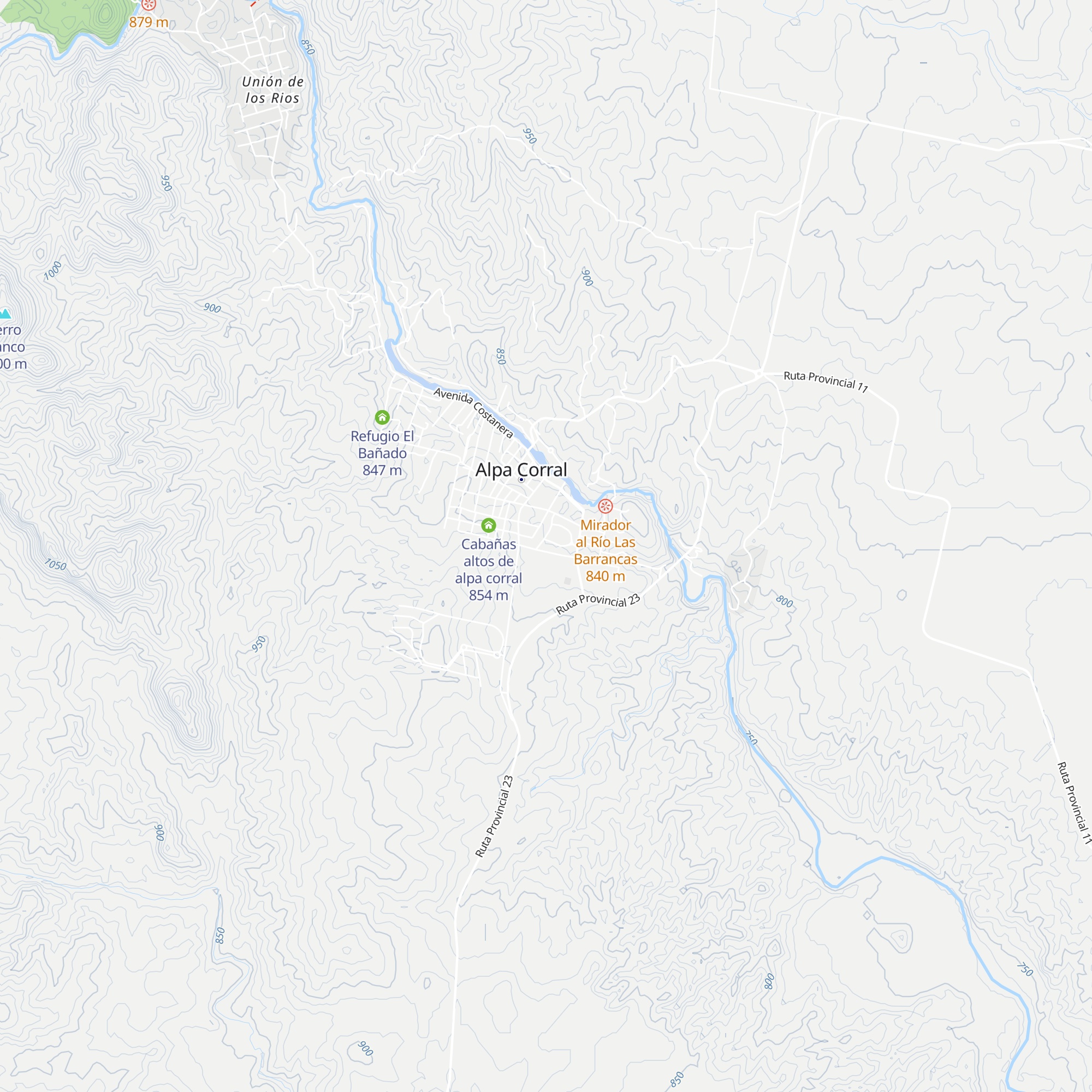 Cabañas Tierra Nativa map