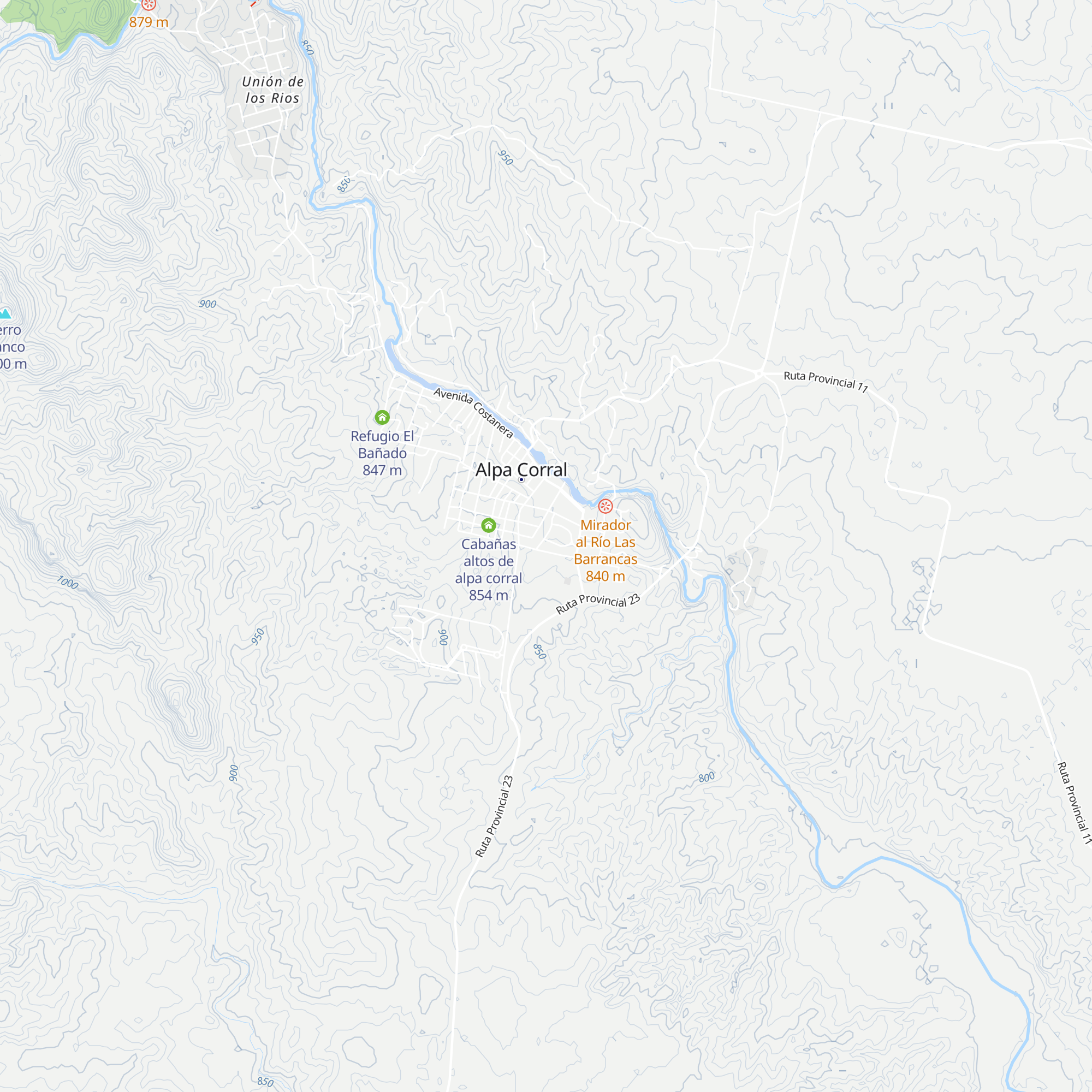 Cabañas Tierra Nativa map