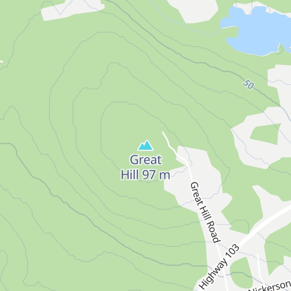 Map of Great Hill