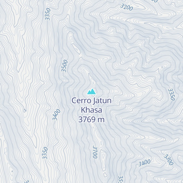 Map of Cerro Jatun Khasa
