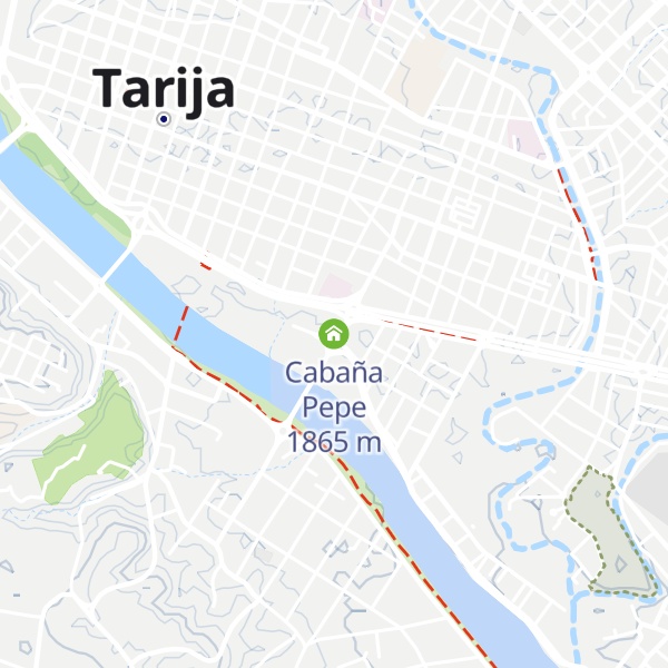 Map of Cabaña Pepe