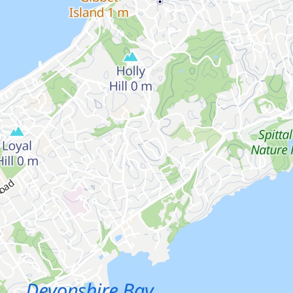 Map of Gilbert Hill