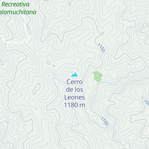 Map of Cerro de los Leones