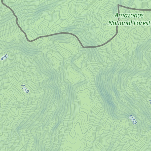 Map of Serra Tapirapeco