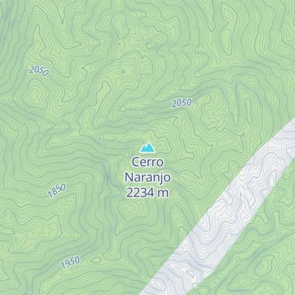 Map of Cerro Naranjo
