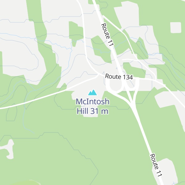 Map of McIntosh Hill