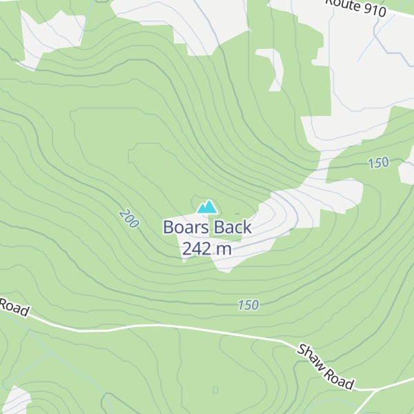 Map of Boars Back