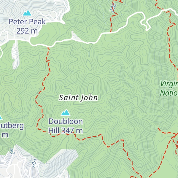 Map of Camelberg Peak
