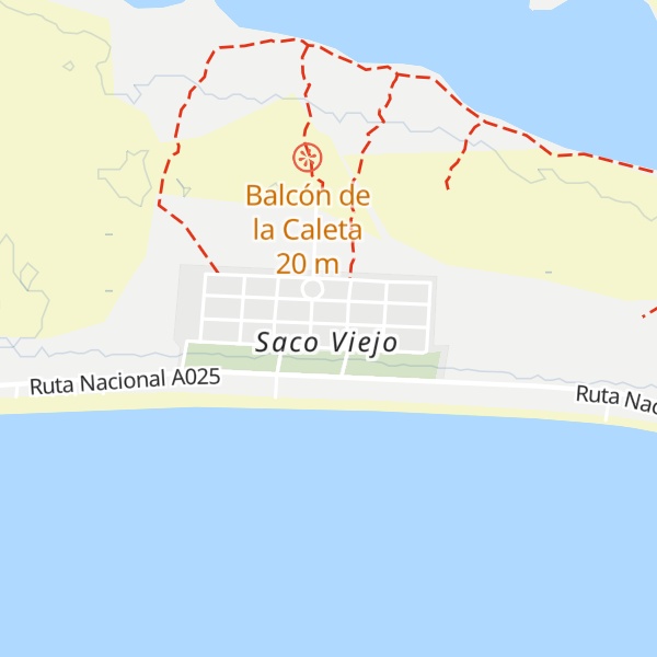 Map of Cabañas Francas del Este