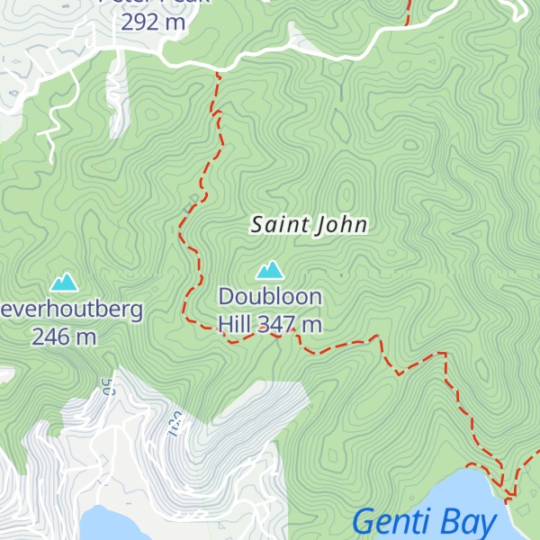 Map of Doubloon Hill