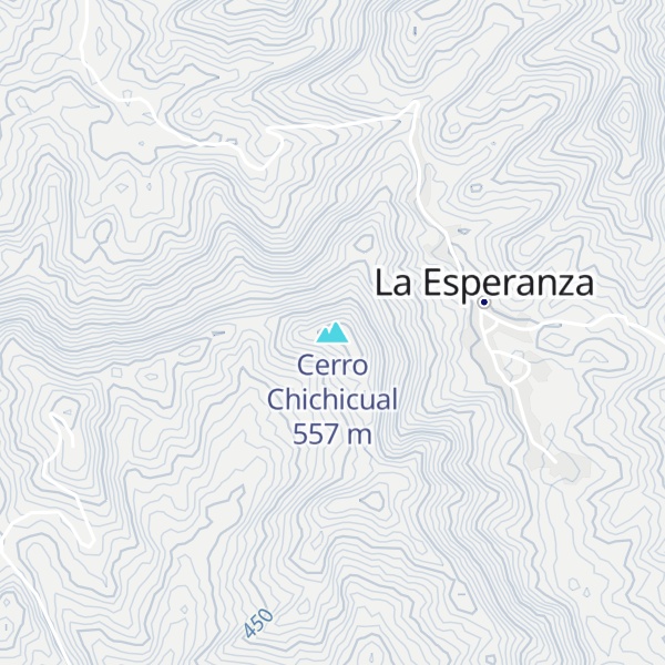 Map of Cerro Chichicual