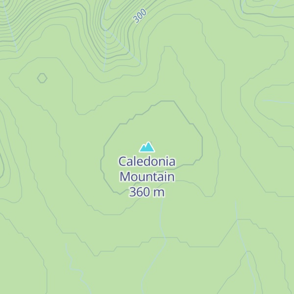 Map of Caledonia Mountain