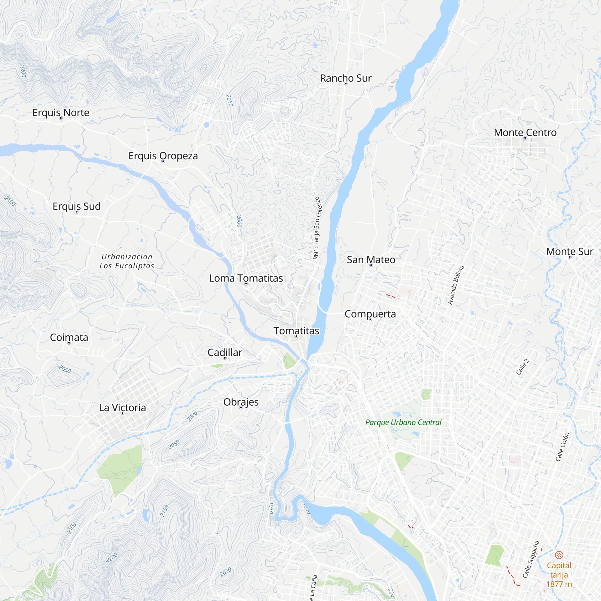 Cabaña La Higuera map