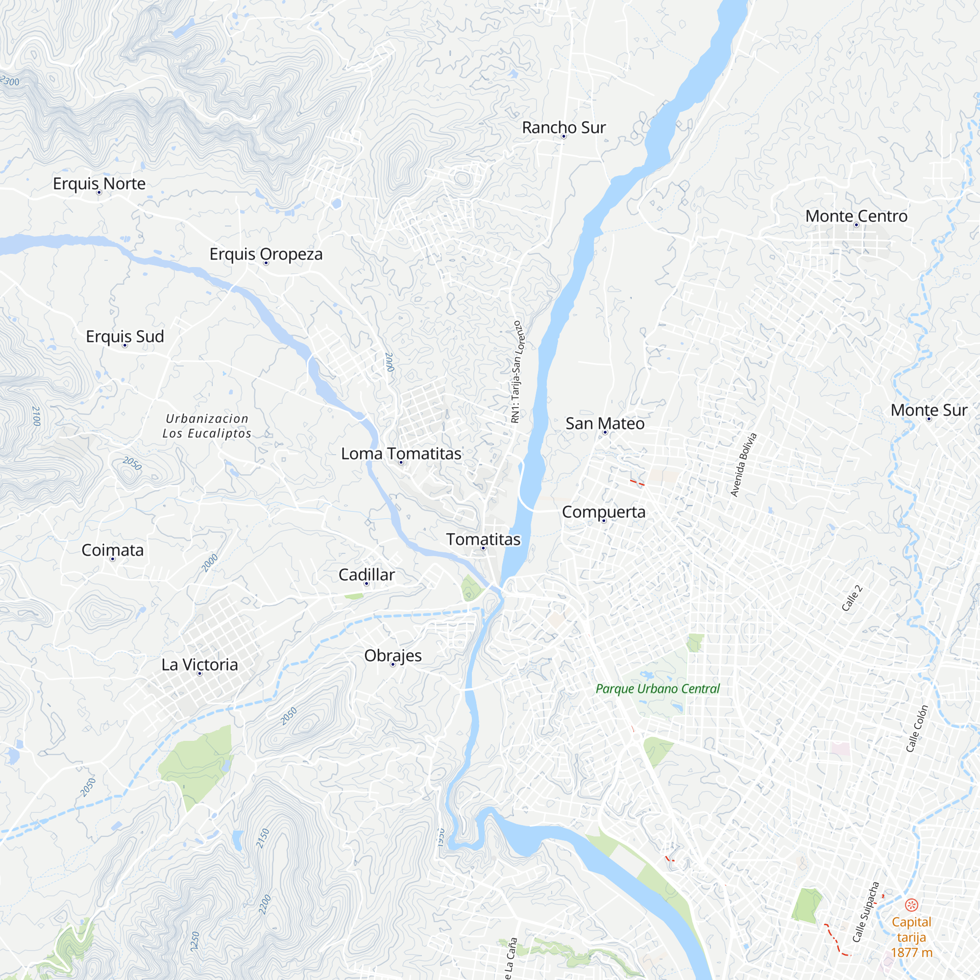 Cabaña La Higuera map