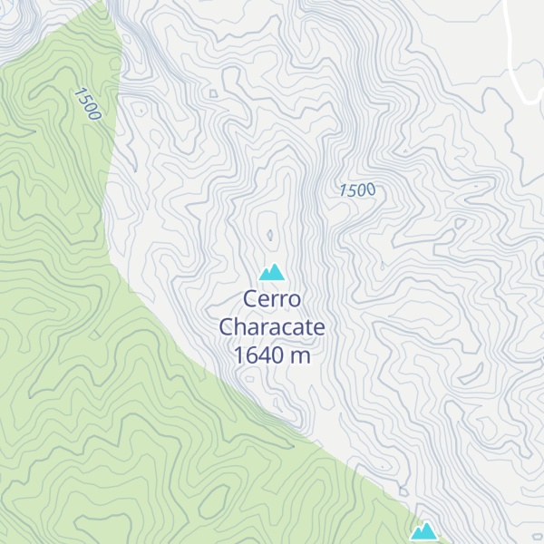 Map of Cerro Characate