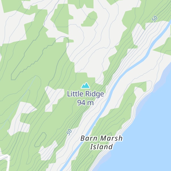 Map of Little Ridge