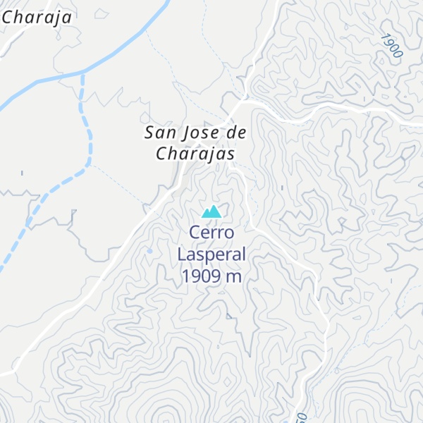 Map of Cerro Lasperal