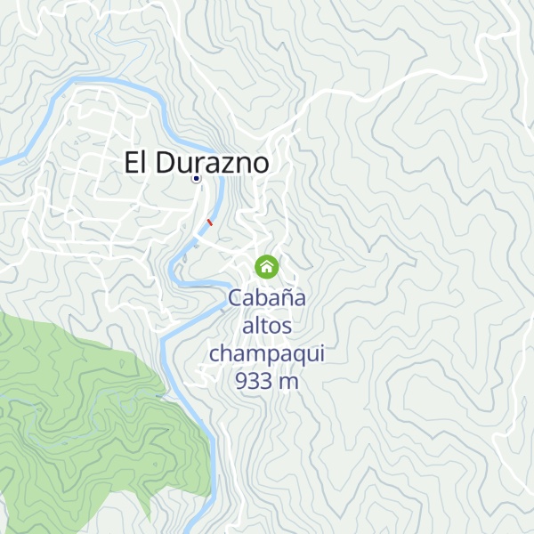 Map of Cabaña altos champaqui