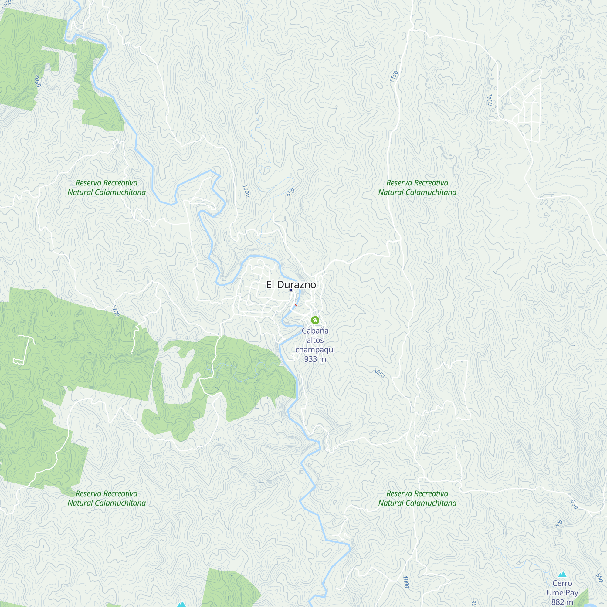 Cabañas Tiempo de Encuentro map