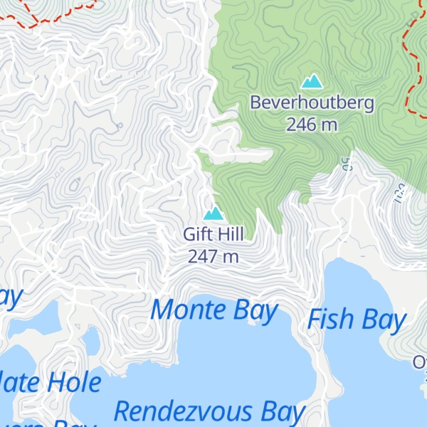 Map of Gift Hill