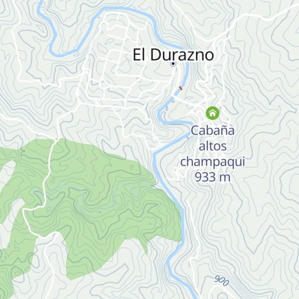 Map of Cabaña Quebrada del Silencio