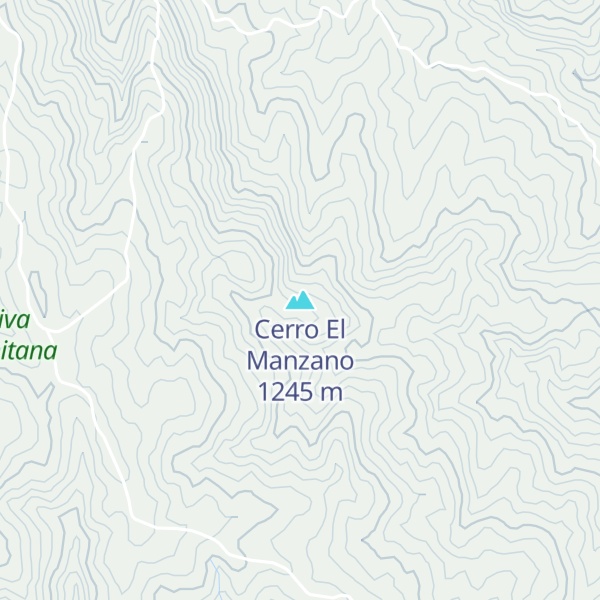 Map of Cerro El Manzano