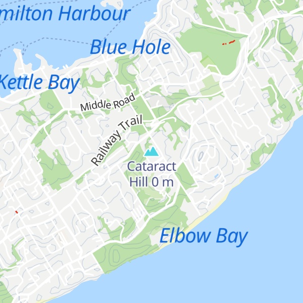 Map of Cataract Hill