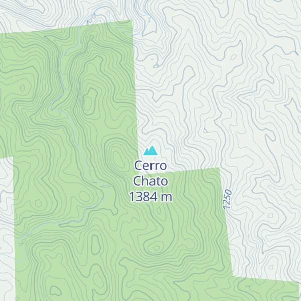 Map of Cerro Chato