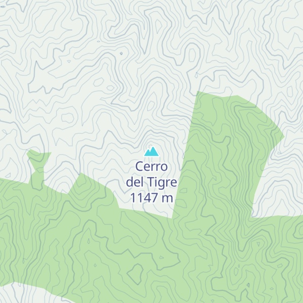 Map of Cerro del Tigre