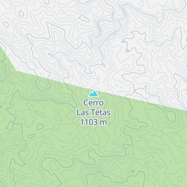 Map of Cerro Las Tetas