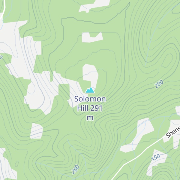 Map of Solomon Hill