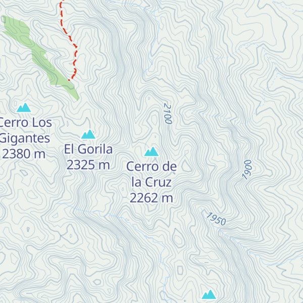 Map of Cerro de la Cruz