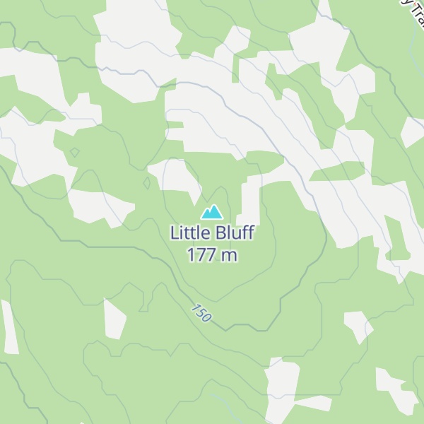 Map of Little Bluff
