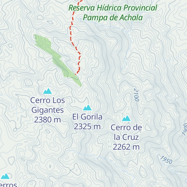 Map of Triedro del Tabaquillo