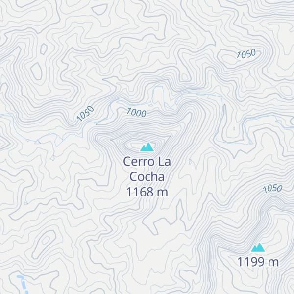 Map of Cerro La Cocha