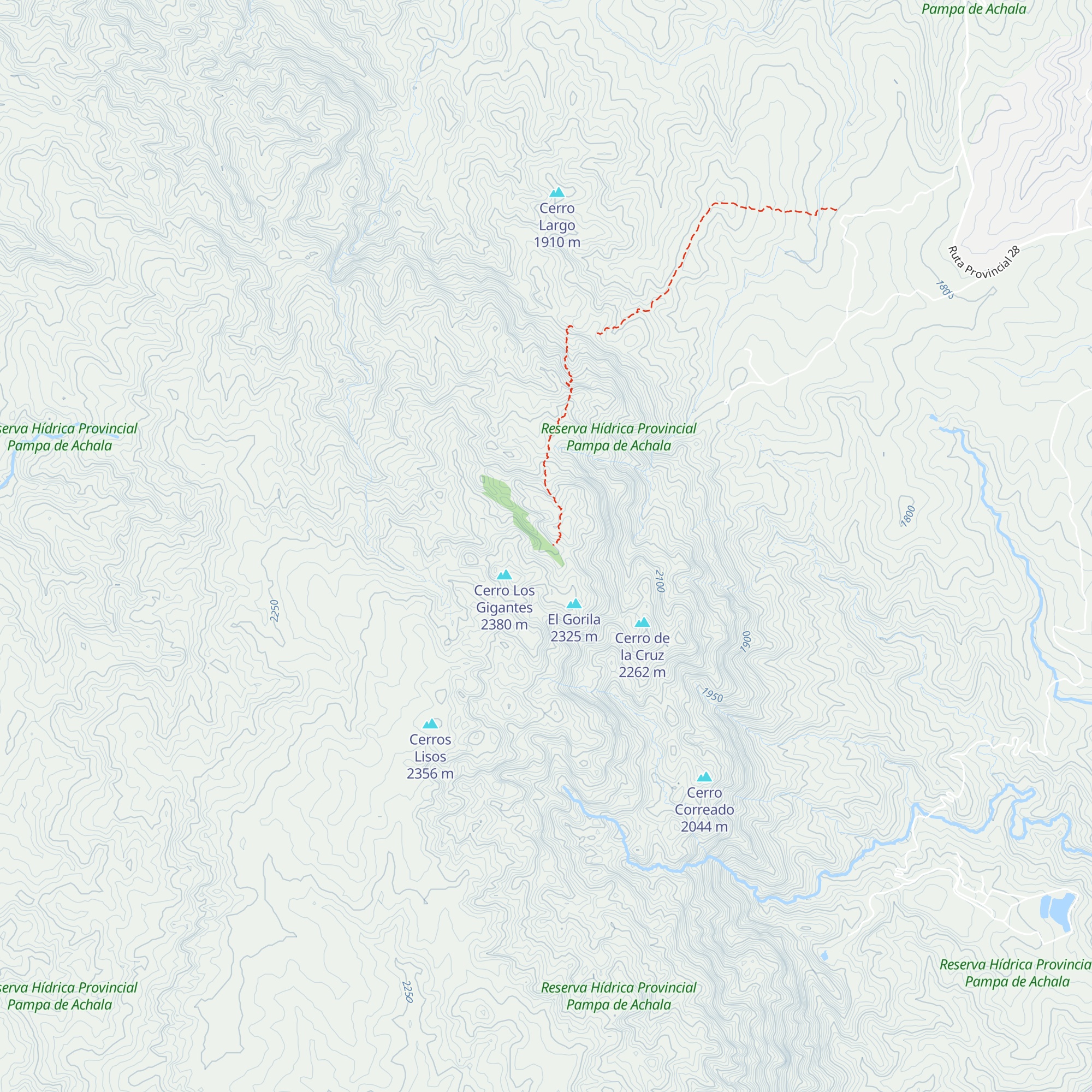 Refugio Aurelio Castelli map